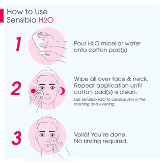 ⭐สินค้าพร้อมส่ง⭐Bioderma Sensibio H2O ขจัดสำอางทำความสะอาดผิวอ่อน 500ml | ดูแลผิวแพ้ง่าย