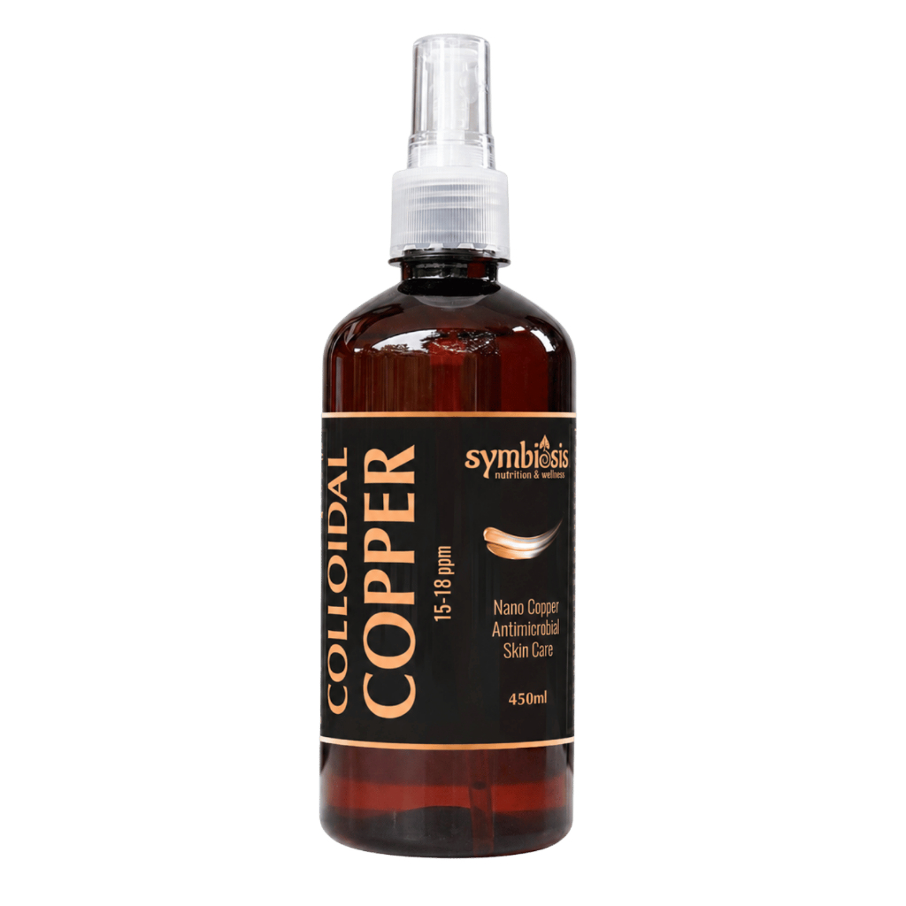 Symbiosis |Colloidal Copper |Nano Copper for Antimicrobial and Skin Care 15-18ppm (240ml/450ml)