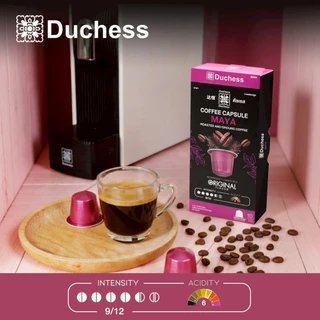 Duchess Coffee Capsule 1 กล่อง 10 แคปซูล มี 15 รสชาติ กาแฟแคปซูล ใช้ได้กับเครื่องระบบ Nespresso เท่านั้น