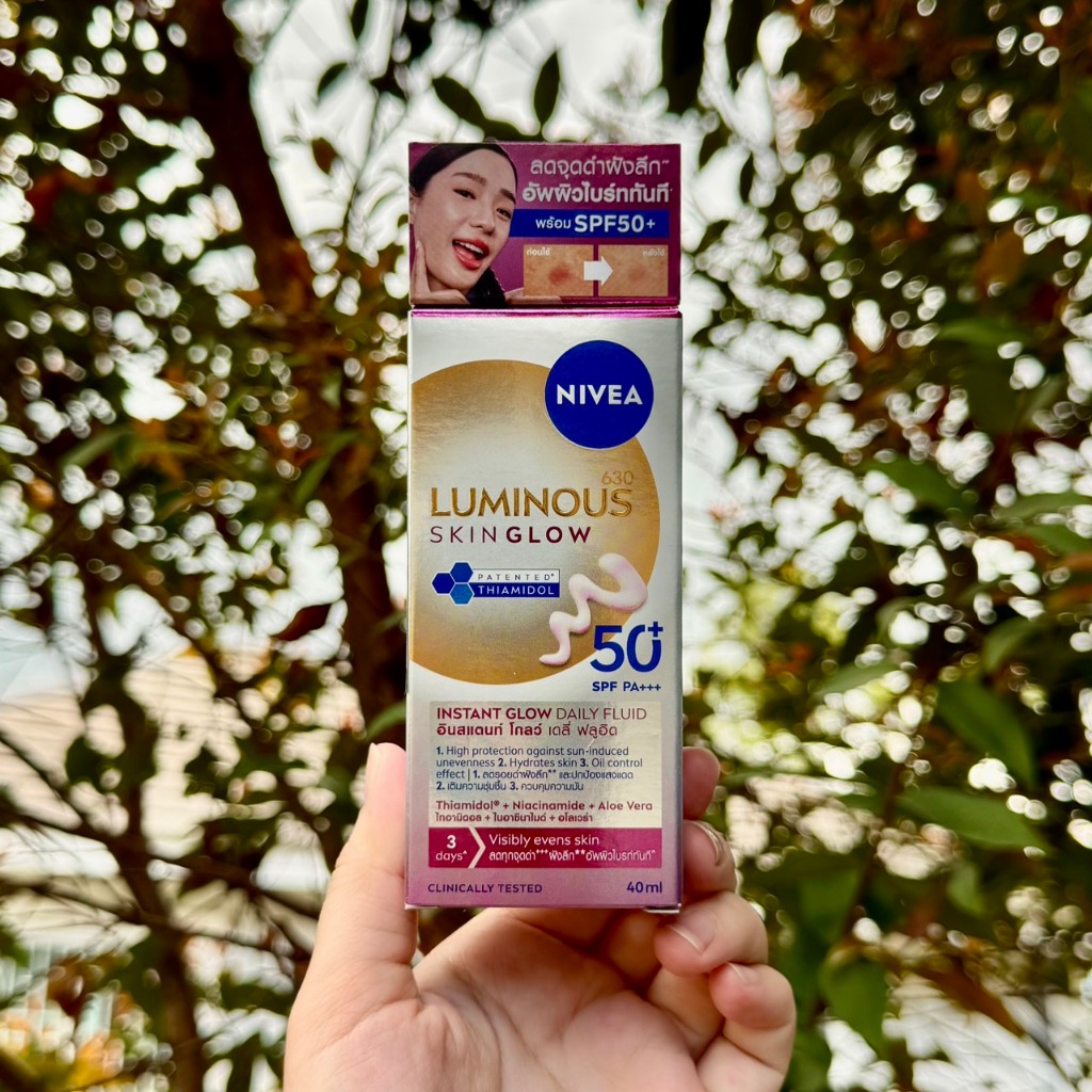 Nivea Luminous630 Skin Glow Instant Glow Daily Fluid SPF50+ 40 Ml.