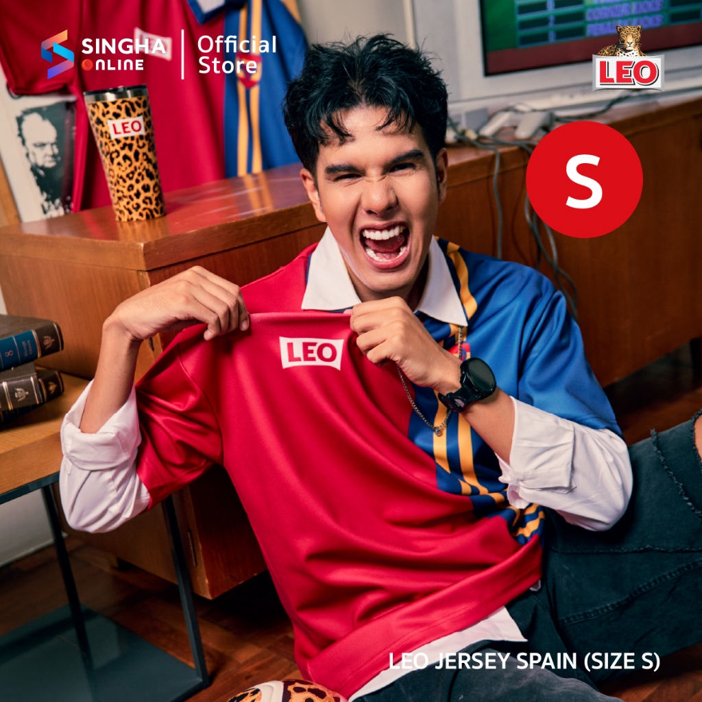 (จัดส่งทั่วประเทศ) เสื้อ Leo Jersey Spain (ขนาด S)