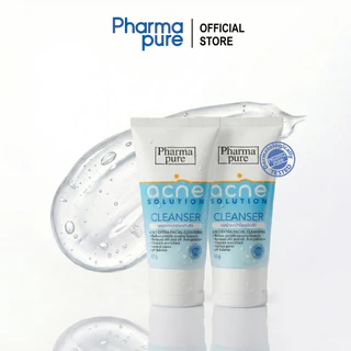 โปรโมชั่น PharmaPure Acne Cleanser 50g. 2 หลอด เจลทำความสะอาดผิวหน้า ให้ผิวหน้าสะอาดไร้สิว คุมมัน