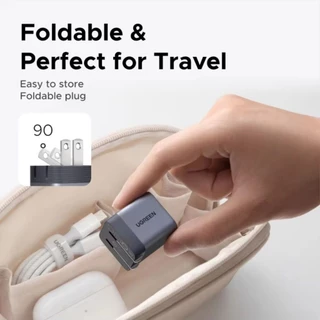 Nexode Air แท้💯 UGREEN Ultra-Mini 45W GaN Foldable Charger for iPhone 17 16 15 Pro Max Samsung S26 S25 S24 S23 Ultra