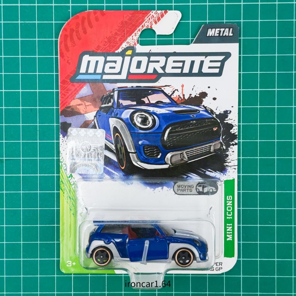 โมเดลรถ majorette MINI John Cooper Works GP สีน้ำเงิน