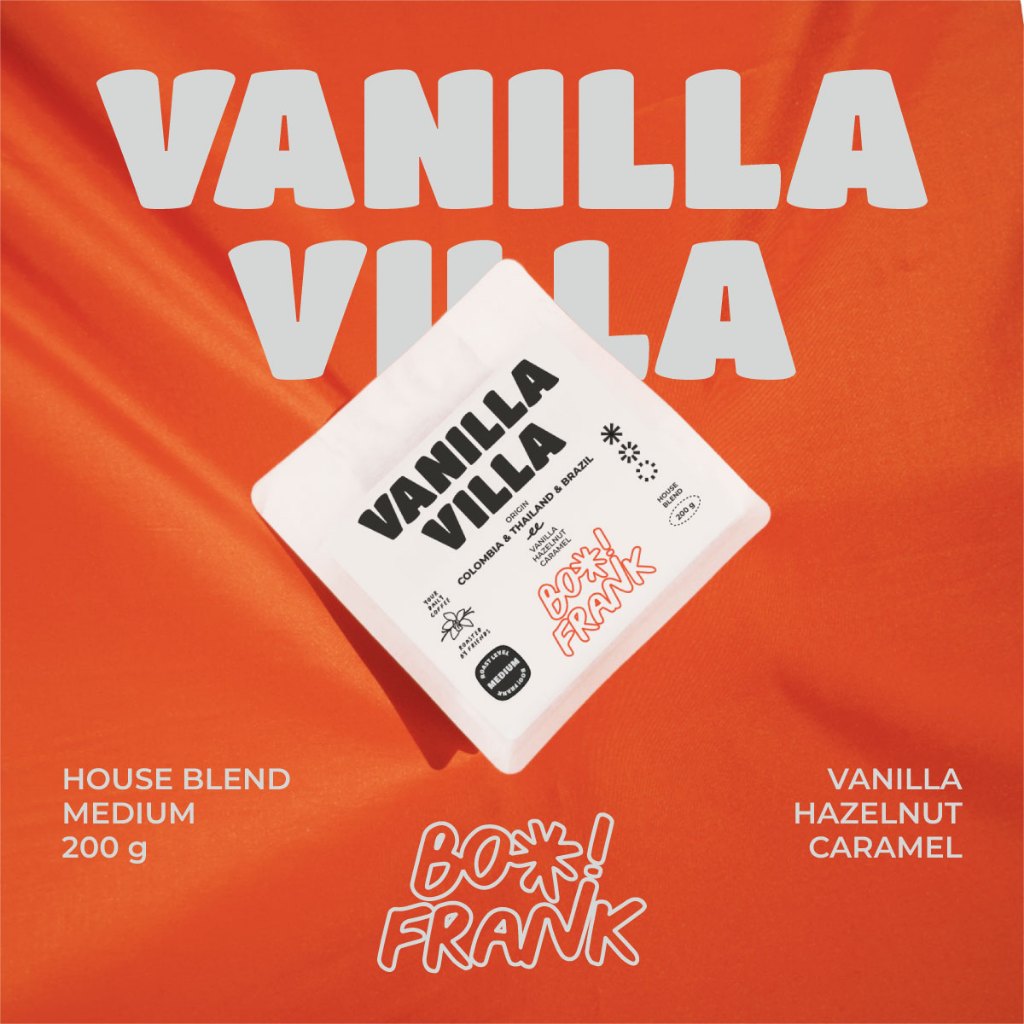 BOO! FRANK | Vanilla Villa - Colombia,Thailand,Brazil (Blend) | Medium Roast | เมล็ดกาแฟคั่ว 200g