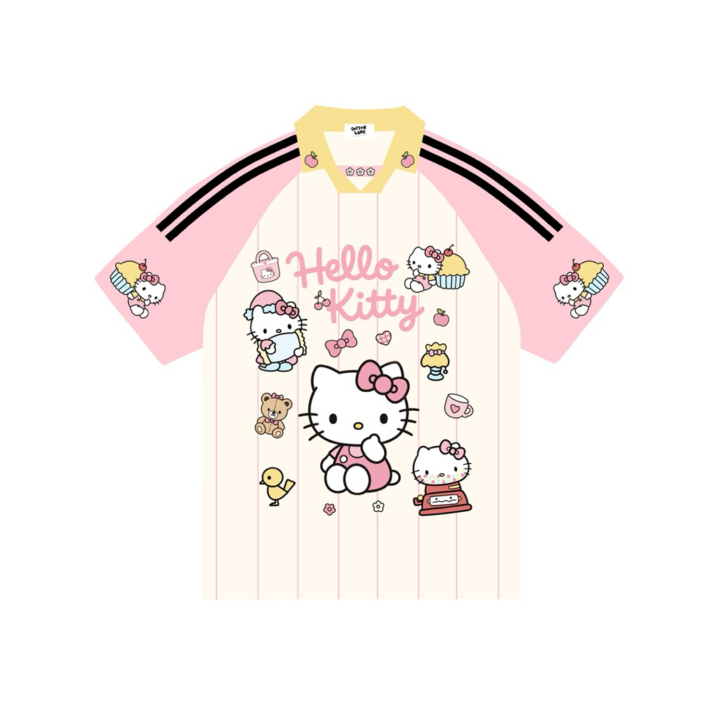 เสื้อยืดโอเวอร์ไซส์ ผ้ากีฬา Jersey QL ลายSarisport/Hellok