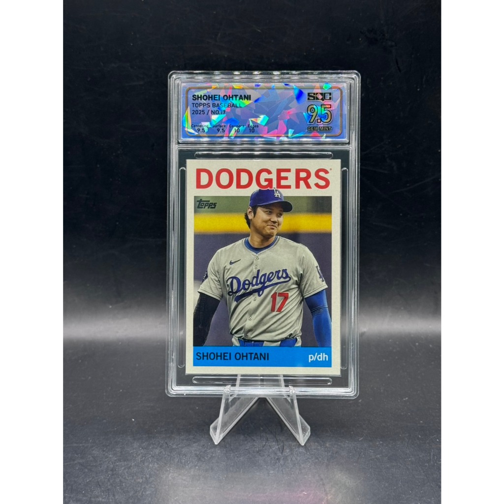 Shohei Ohtani - 2025 Topps Baseball - #17 - SQC 9.5 Gem Mint