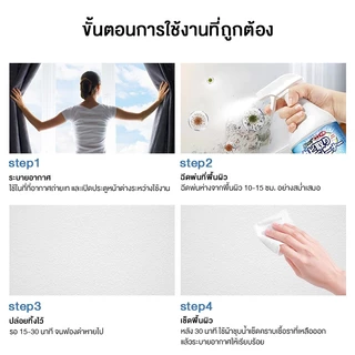 น้ำยาเช็ดเชื้อรา 500ml น้ำปราศจากไอออน อัตราการฆ่าเชื้อสูงถึง 99% กำจัดโรคราน้ำค้างซึมลึก อย่างรวดเร็ว