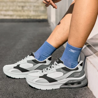 Skechers สเก็ตเชอร์ส รองเท้าผู้ชาย Men Slip-Ins BOBS Arc Waves 2.0 Class Order Casual Shoes - 118342-WMLT Memory Foam