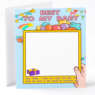 การ์ดทารก บัตรของขวัญ การ์ดอวยพร