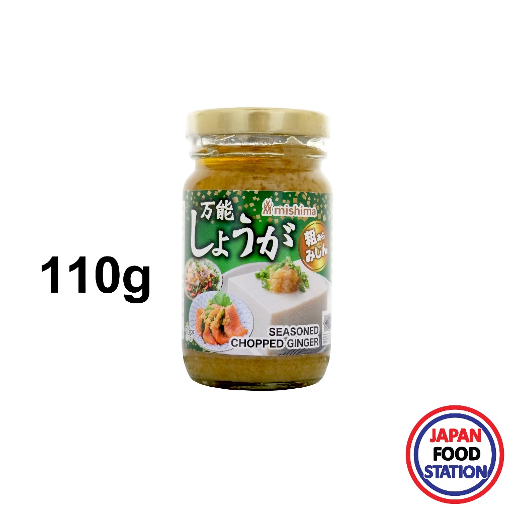 MISHIMA FOODS GINGER IN SOYBEAN OIL 110G(19222) ขิงสับปรุงรส JAPANESE SEASONING