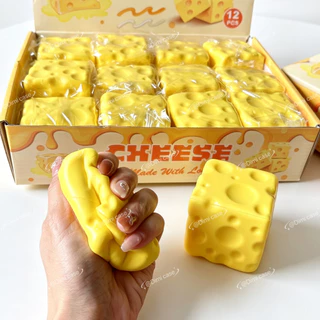 ของเล่นสกุชชี่ ชีส กลิ่นหอม ของเล่นบีบได้ ของขวัญ สำหรับเด็ก ของเล่นบีบเนื้อนุ่ม