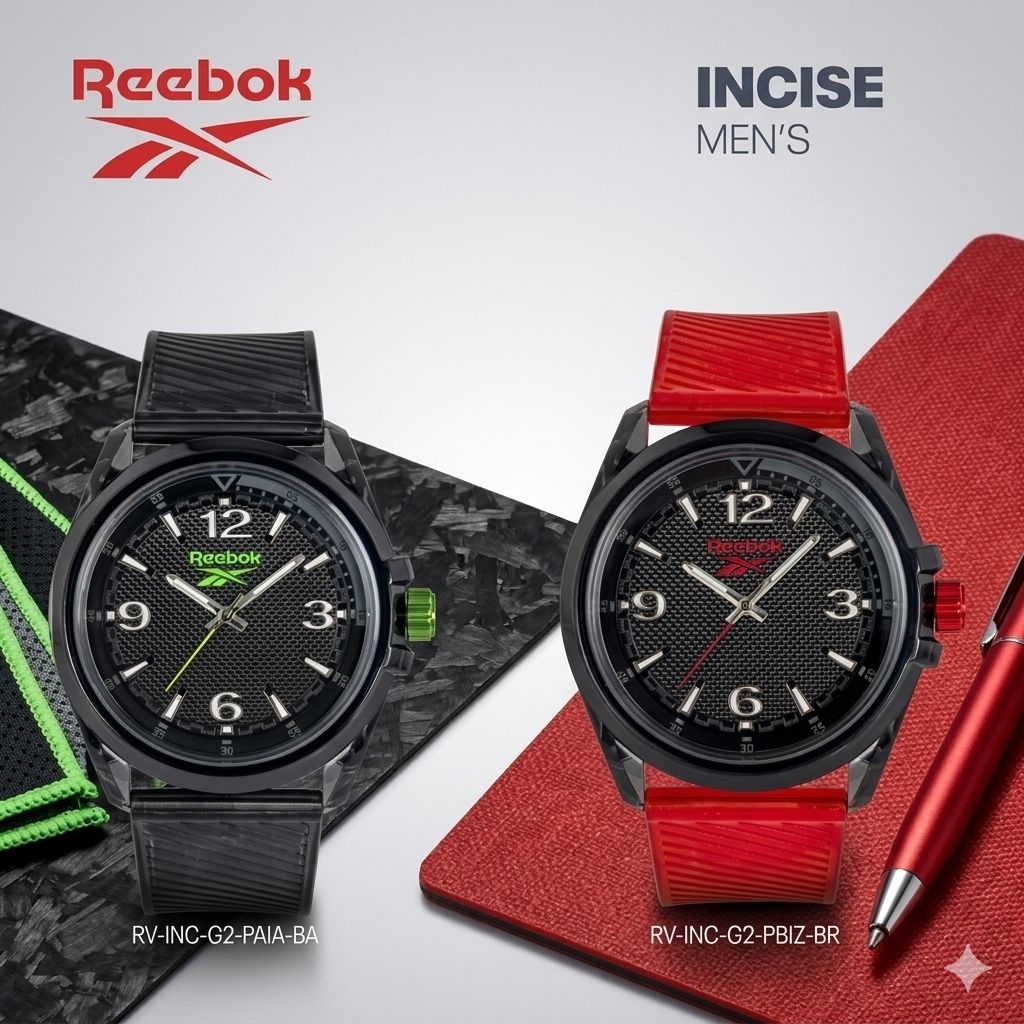 นาฬิกา REEBOK นาฬิกาผู้ชาย นาฬิกาข้อมือสาย PU รุ่น RV-INC-G2-PAIA-BA ,RV-INC-G2-PBIZ-BR