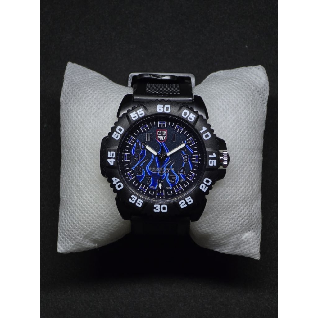 💢นาฬิกาคัตตอมลายหน้าปัด💢 CUSTOM WATCH FLAME 🔥