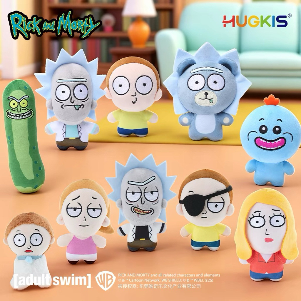 ✨พรีออเดอร์✨ พวงกุญแจตุ๊กตา ริกและมอร์ตี้ Rick and Morty (HUGKIS) ลิขสิทธิ์แท้ 💯%