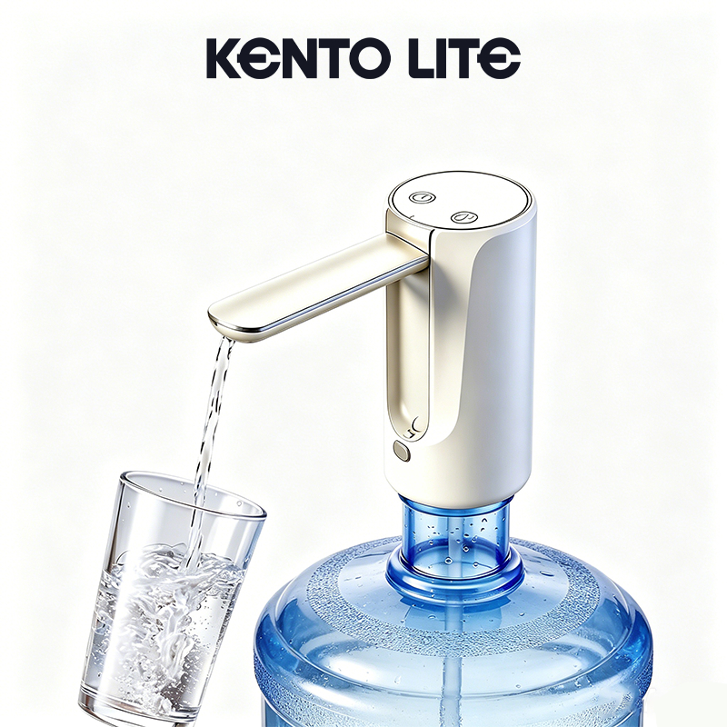 Kento Lite ที่กดนํ้าดื่ม เครื่องปั๊มน้ำไฟฟ้า 3 โหมด 2400mAh ที่กดน้ำดื่มอัตโนมัติ พับได้ปั๊มน้ํา