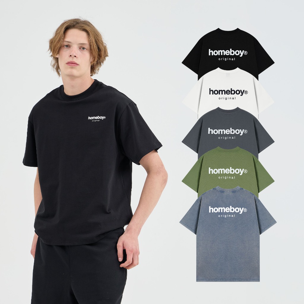 HOMEBOY เสื้อoversize HB.LEMON.SUMMER.OVS คอตตอน ใส่ได้ทุกวัน