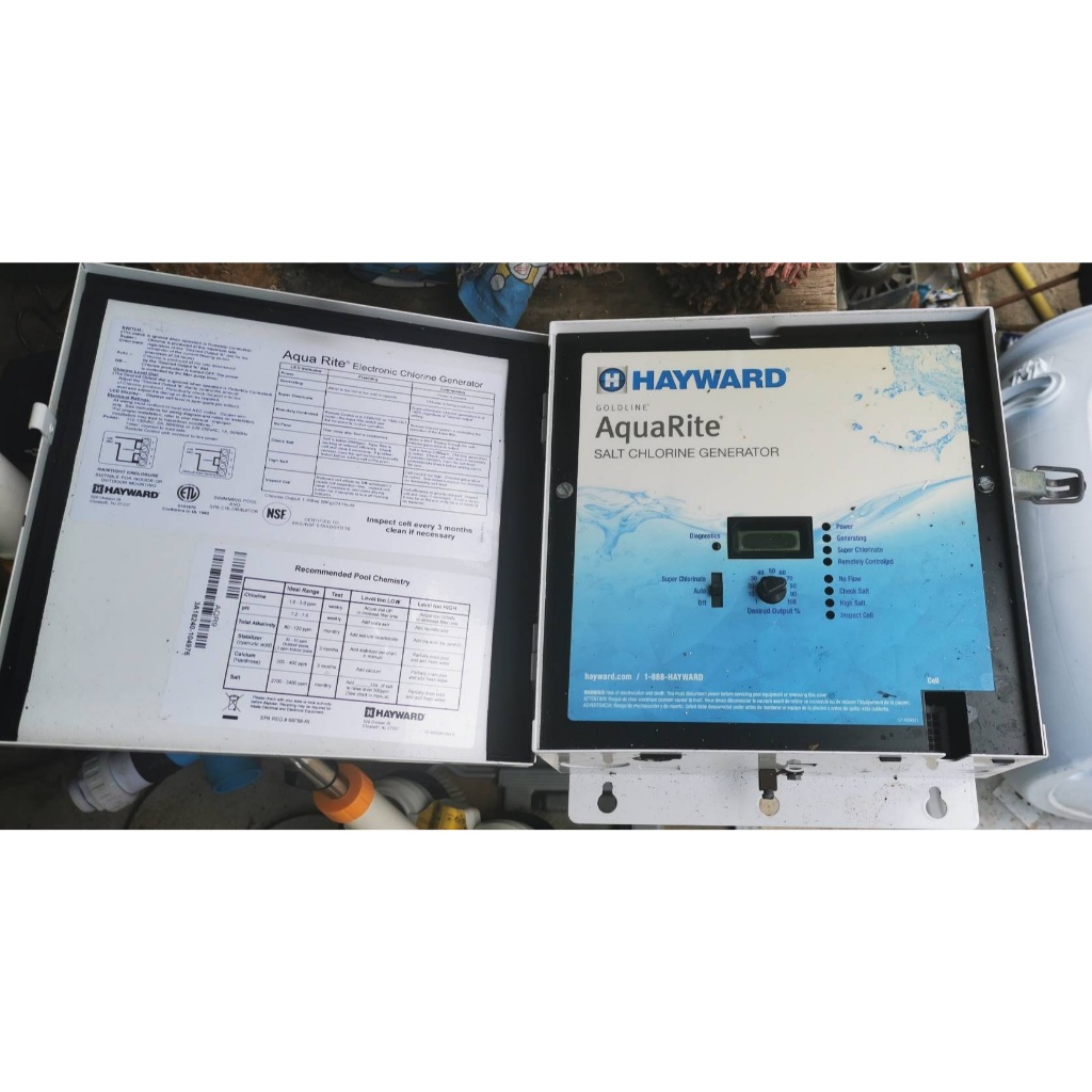 มือสอง เครื่องเกลือ Hayward AquaRite ไม่รวมเซลล์ AQR Aqua Rite Salt System Control Box Second Hand