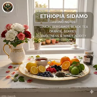 สารกาแฟ Ethiopia Sidamo Daye Bensa G2 อราบิก้า/Washed สั่งซื้อเกิน 20kg. ทักแชท เมล็ดกาแฟดิบ