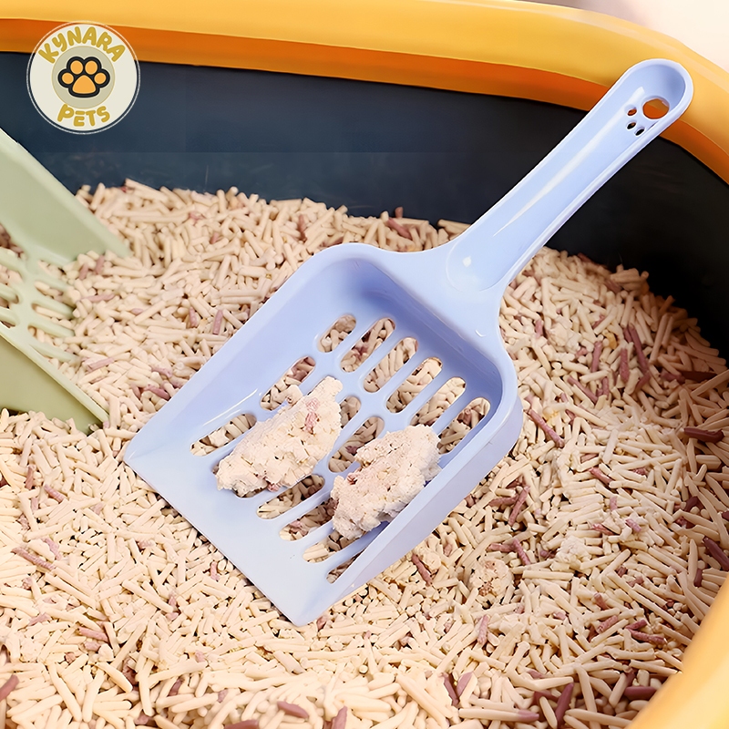 Kynara Pet ที่ตักทรายแมว ช้อนกรองทรายแมว PP พลั่วทรายแมว อุปกรณ์สัตว์เลี้ยง 3สีให้เลือก