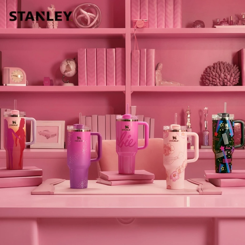 🔥ของแท้ 100%🌟 BARBIE™ x STANLEY แก้วหลอดดูดยักษ์ เก็บร้อน-เย็น รุ่น Collaboration
