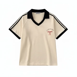 เสื้อปกทรงสเก็ตสวยๆผู้หญิงแฟชั่นมาใหม่ oversize เสื้อผ้าสาวอวบไซส์ใหญ่น่ารักๆ เสื้อยืดแขนสั้นลําลองทรงหลวมสไตล์เกาหลี