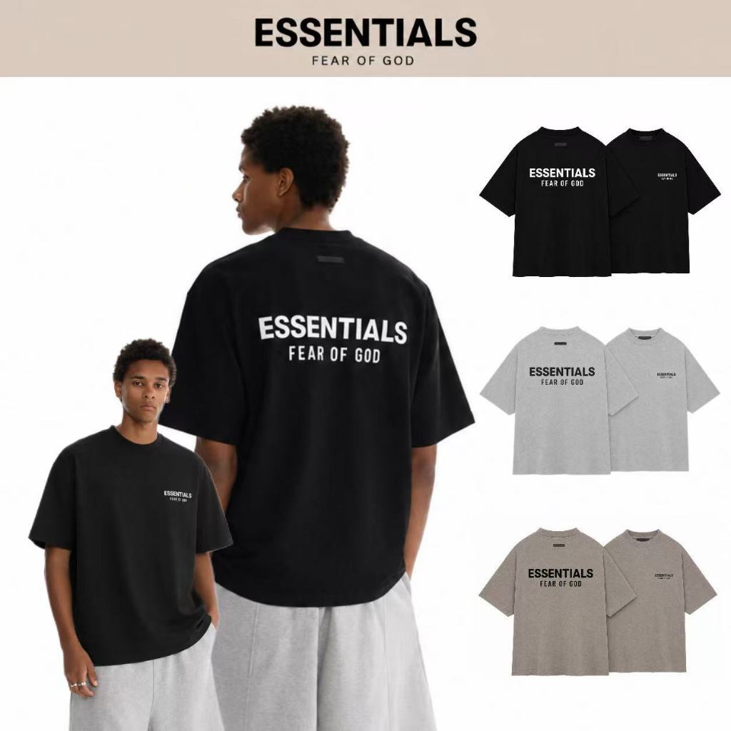 Fear of god Essentials FW24 Holiday Core Series Black T-shirt 100% Authentic