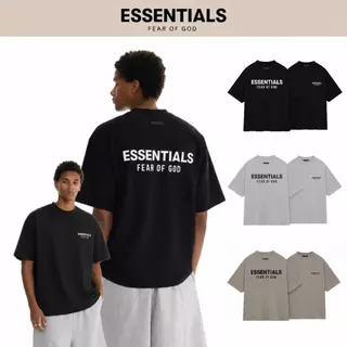 Fear of god Essentials FW24 Holiday Core Series Black T-shirt 100% Authentic