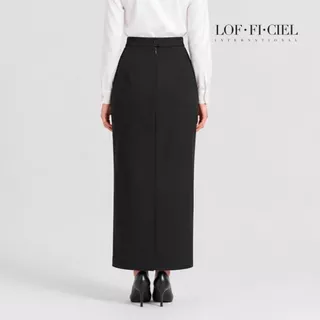 LOF-FI-CIEL กระโปรง กระโปรงยาว สีดำ Skirt Chitralada F9YZBL
