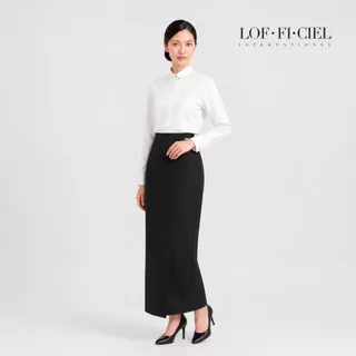 LOF-FI-CIEL กระโปรง กระโปรงยาว สีดำ Skirt Chitralada F9YZBL