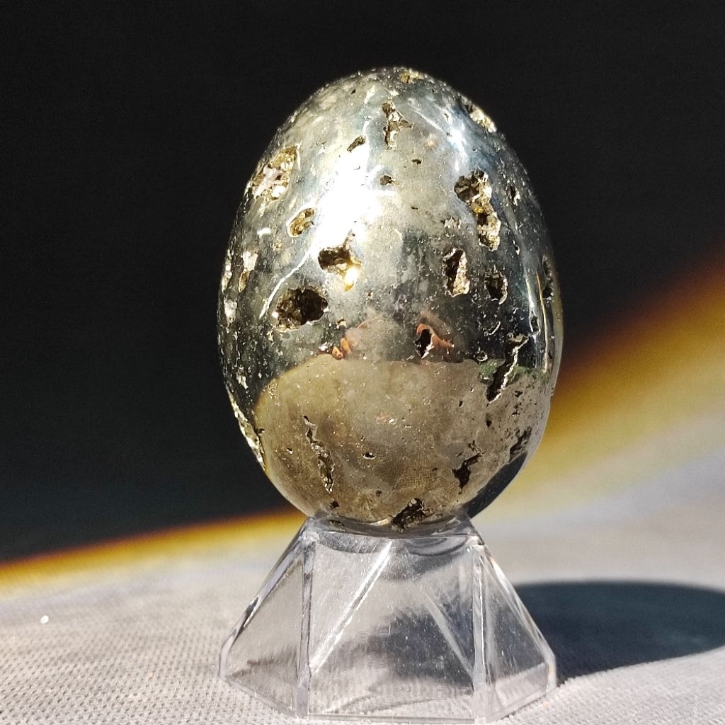 ไพไรต์ ทรงไข่ ( Pyrite )