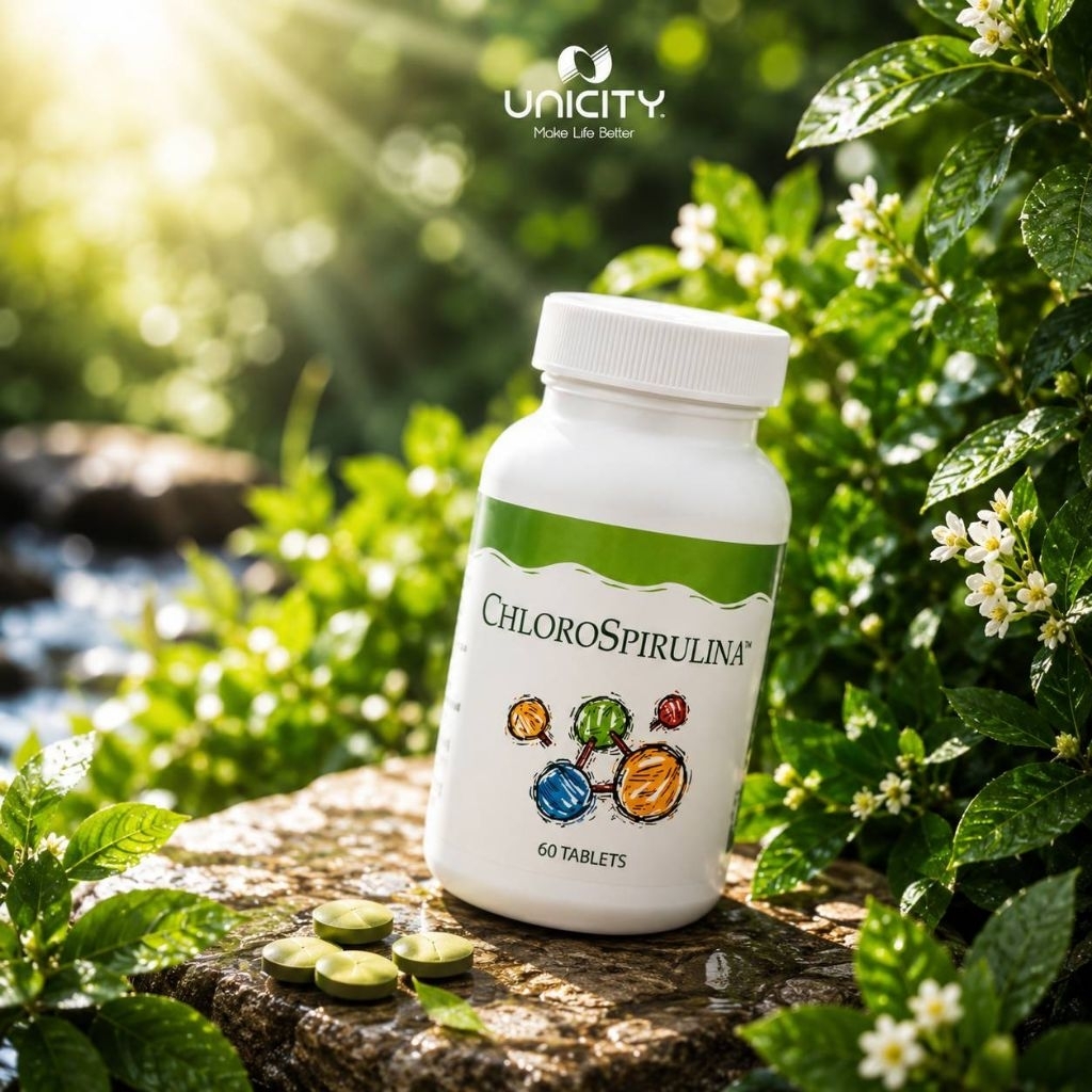 Chlorospirulina สาหร่าย(60เม็ด)หมดอายุ(20MAY2027)