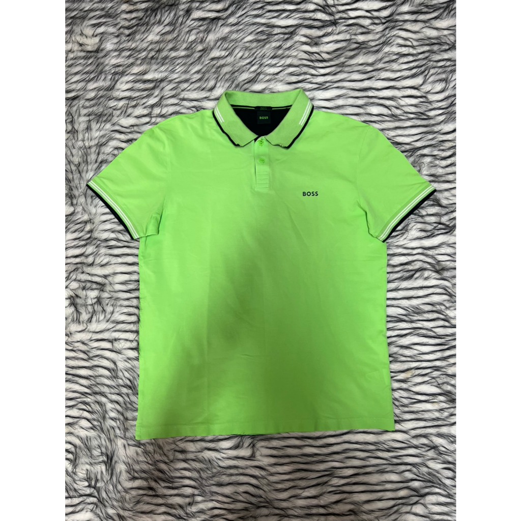 เสื้อโปโล BOSS (Hugo Boss) Paddy Polo Shirt สีเขียวมะนาว
