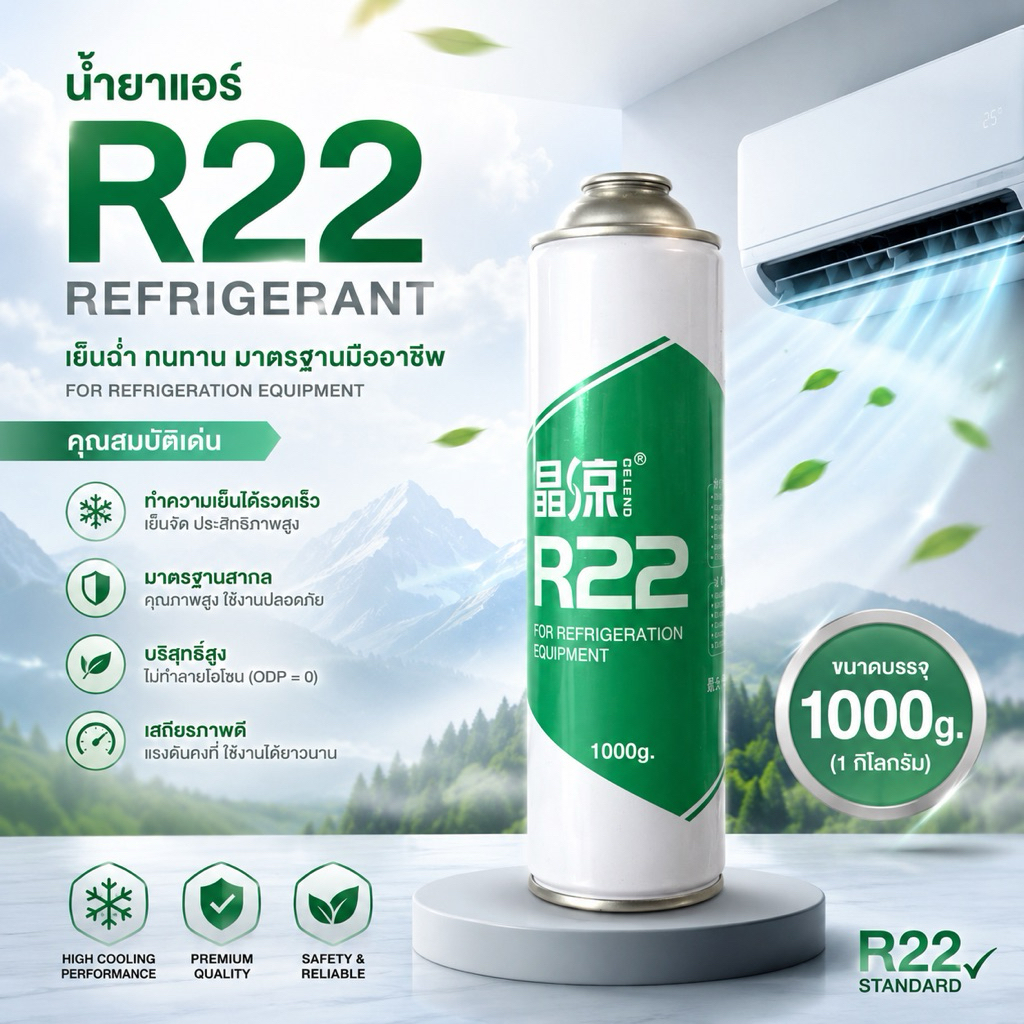 น้ำยา R22 แท้ 1กก [067]