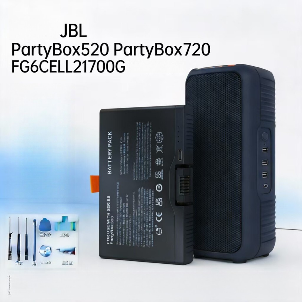 ★แบตเตอรี่ใหม่ สำหรับ JBL PartyBox520 PartyBox720 FG6CELL21700G แบตเตอรี่ลำโพง