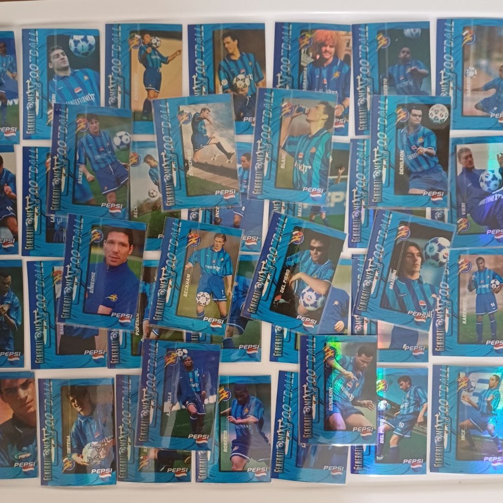 การ์ดฟุตบอล "ทีมเป๊ปซี่" ในตำนาน ยุค 90s - Pepsi Generation Next Football Cards