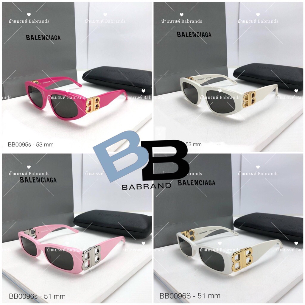 🔥พร้อมส่ง🔥💥ON SALE💥 ลด โล๊ะ‼️ New Balenciaga รุ่น BB0095S,  BB0096S ทรงสวยมาก ลดราคาเดือดๆ ของใหม่ แ