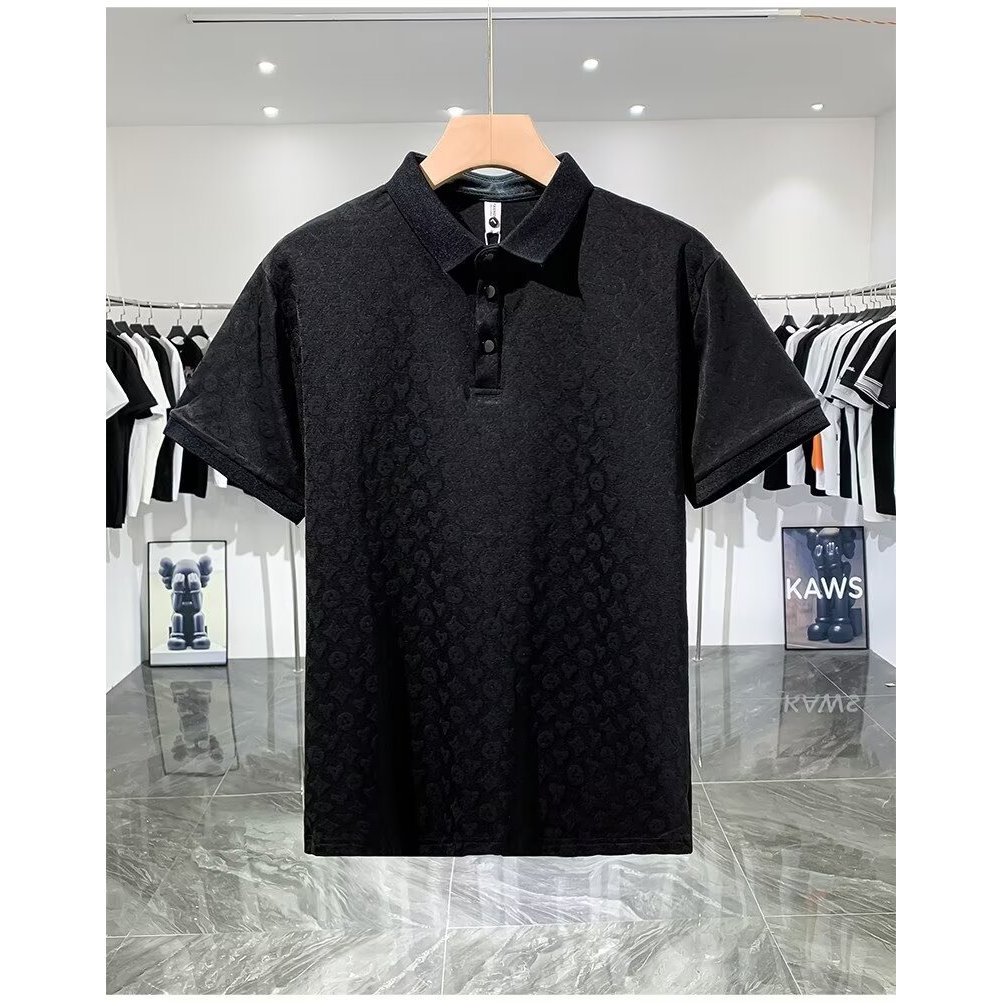 CYD เสื้อโปโลลำลองผู้ชาย ฤดูร้อนปี 2026 สำหรับผู้ชาย สวมใส่สบาย ระบายอากาศได้ดี เสื้อยืดแขนสั้น