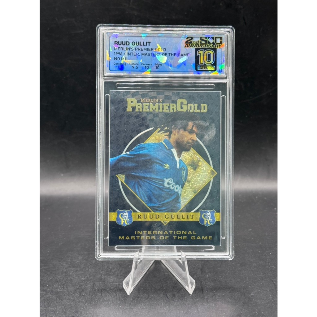 Ruud Gullit - 1996 Merlin's Premier Gold - #M11 (International Masters of the Game) - SQC Precious 1