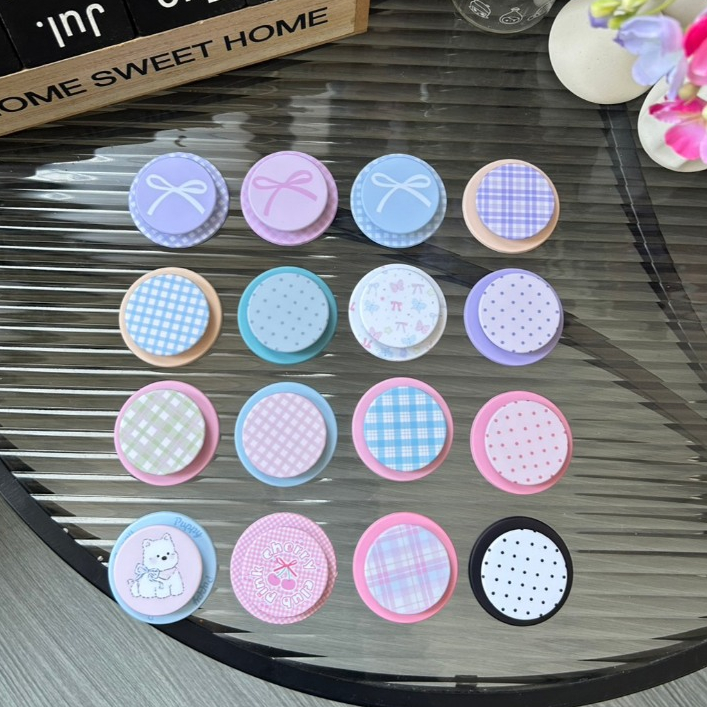 AD614 New Griptok (ขาตั้งแม่เหล็ก) ลายน่ารัก สีพาสเทล สินค้าพร้อมจัดส่งจากไทย