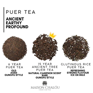 ชาผู่เออ กลิ่นข้าวเหนียว กลิ่นแรงทะลุ รสเข้มผูเออ กลมกล่อม พรีเมียม Premium glutinous Pu-erh Tea 70g