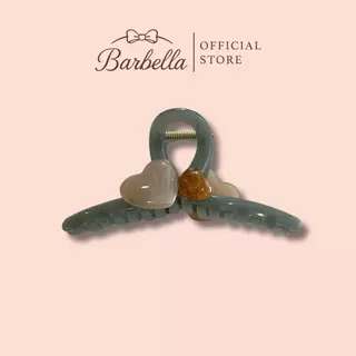 Barbella กิ๊บหนีบผมลายหัวใจ มินิมอล สไตล์เกาหลี รุ่น Heart Muse (BB114)