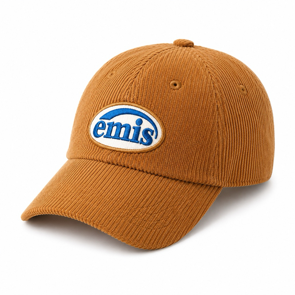 Emis หมวกแก๊ป หมวกเบสบอล สไตล์เกาหลี ผ้าลูกฟูก (พร้อมส่ง)