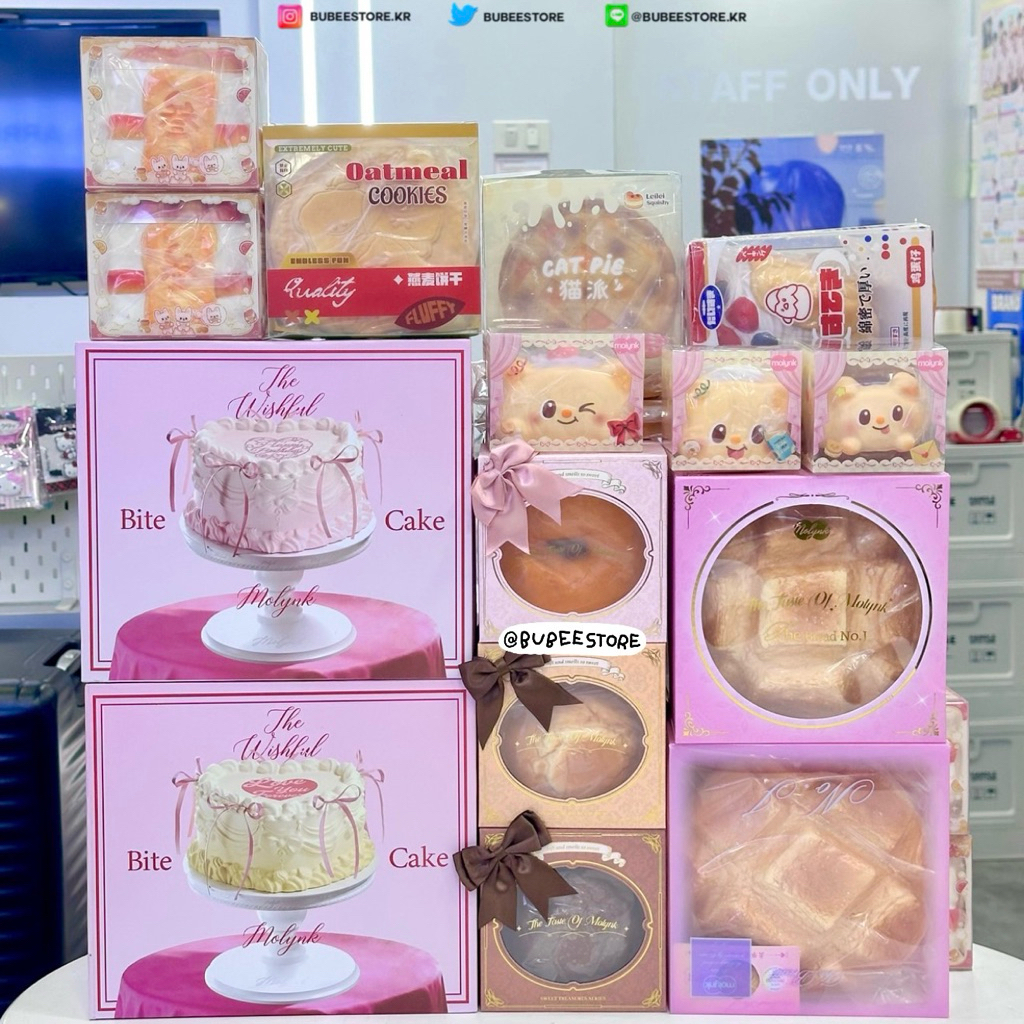 (ใช้โค้ดลด 20% สูงสุด 1000.-) พร้อมส่ง มีส่งด่วน สกุชชี่ Mido / Lisa / Kira / Sweetbun Squishy