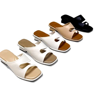 I’mm Shoes รุ่น Tiana 033 รองเท้าส้นสูง ส้นเหลี่ยม สูง1.5 นิ้ว ดีไซน์หน้าเว้า