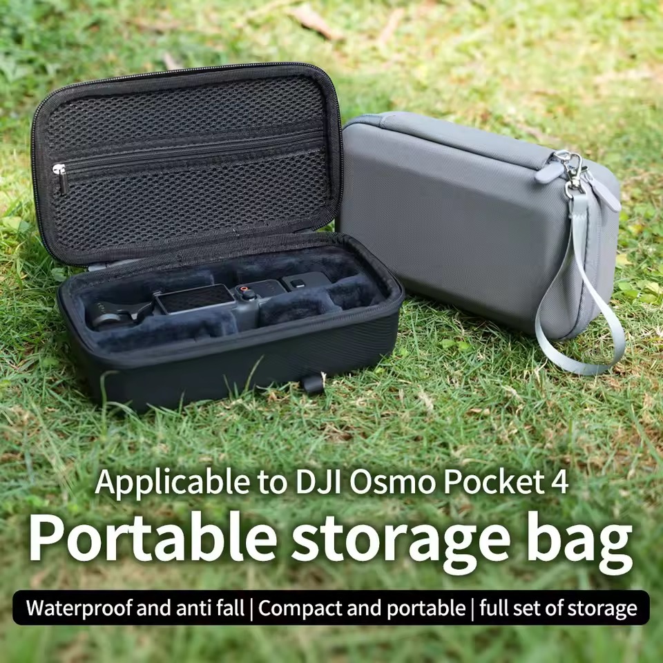 For DJI Osmo Pocket 4 Shockproof Case Large Capacity Bag