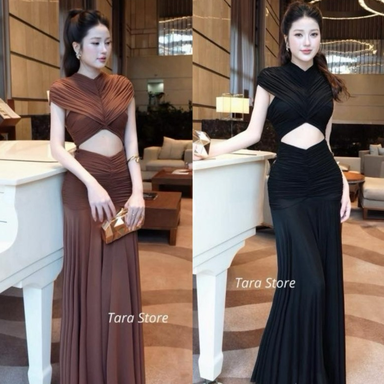 Tarastore แม็กซี่เดรส สุดเซ็กซี่ ดูไม่เบื่อ ทันสมัย #G204