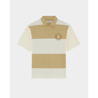 S26MD SMILEYHOUND STRIPED POLO WITH SUMMER CLUB LOGO