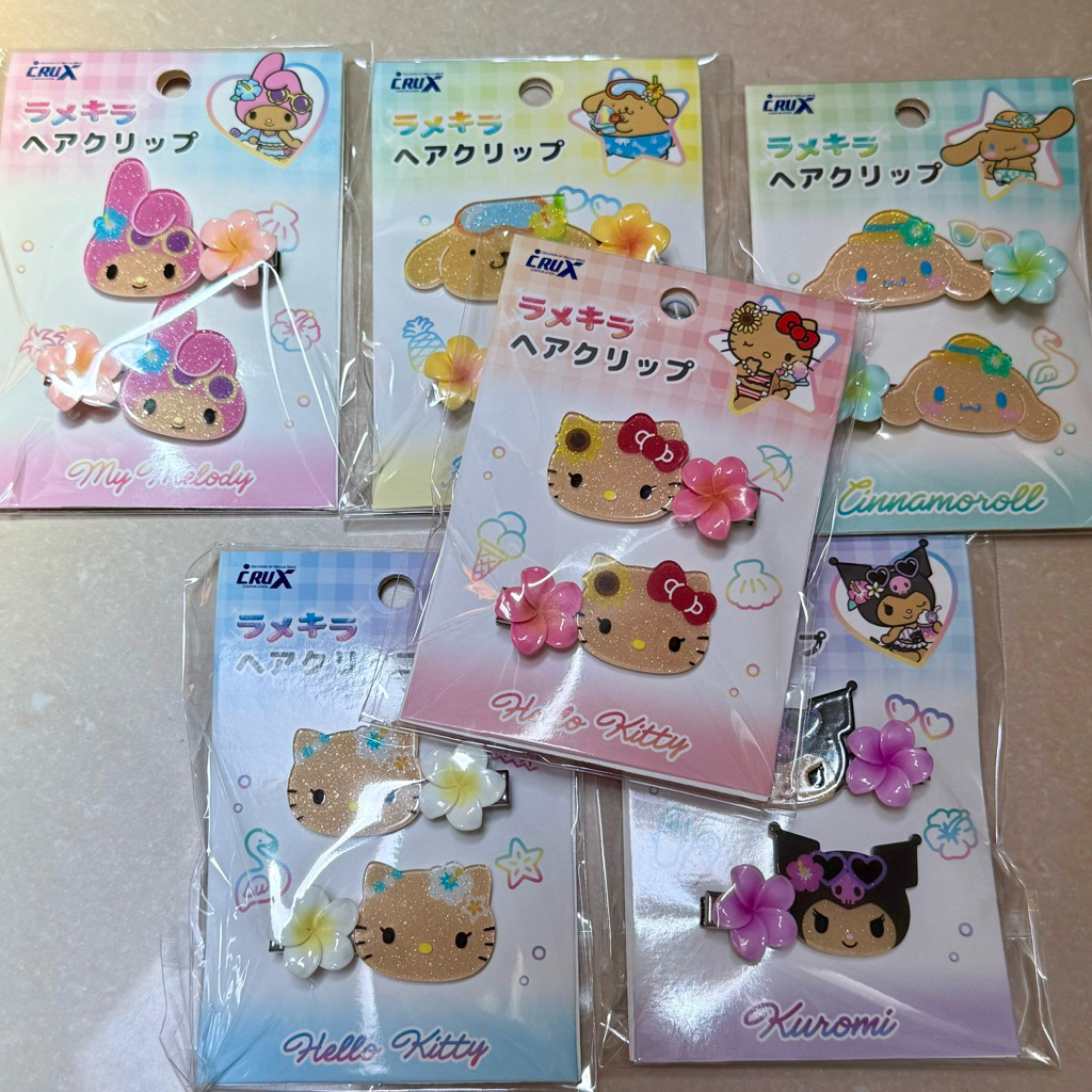 [พร้อมส่งในไทย🇹🇭] รวมกิ๊บ Sanrio คอลใหม่✨ หิ้วจากญี่ปุ่นสินค้าลิขสิทธิ์แท้💯