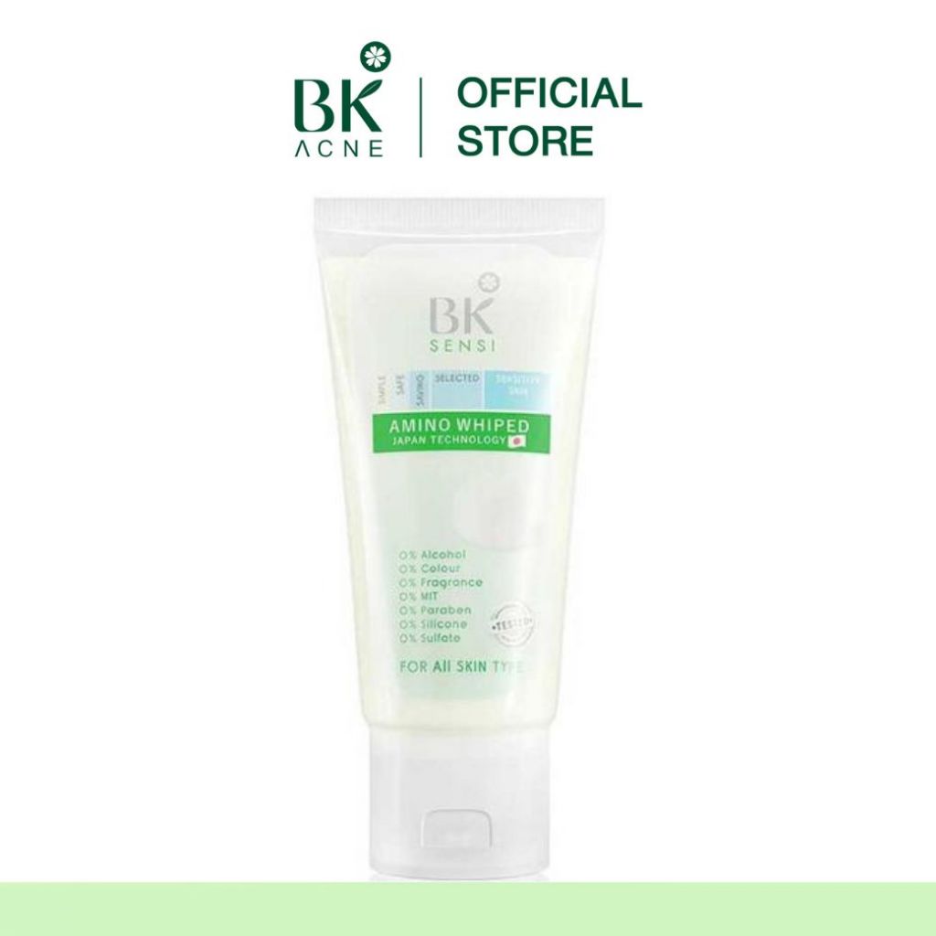 (สินค้า รุ่นไม่มีซอง )  BK วิปโฟม โฟมลดสิว วิปโฟม ให้ฟองนุ่ม